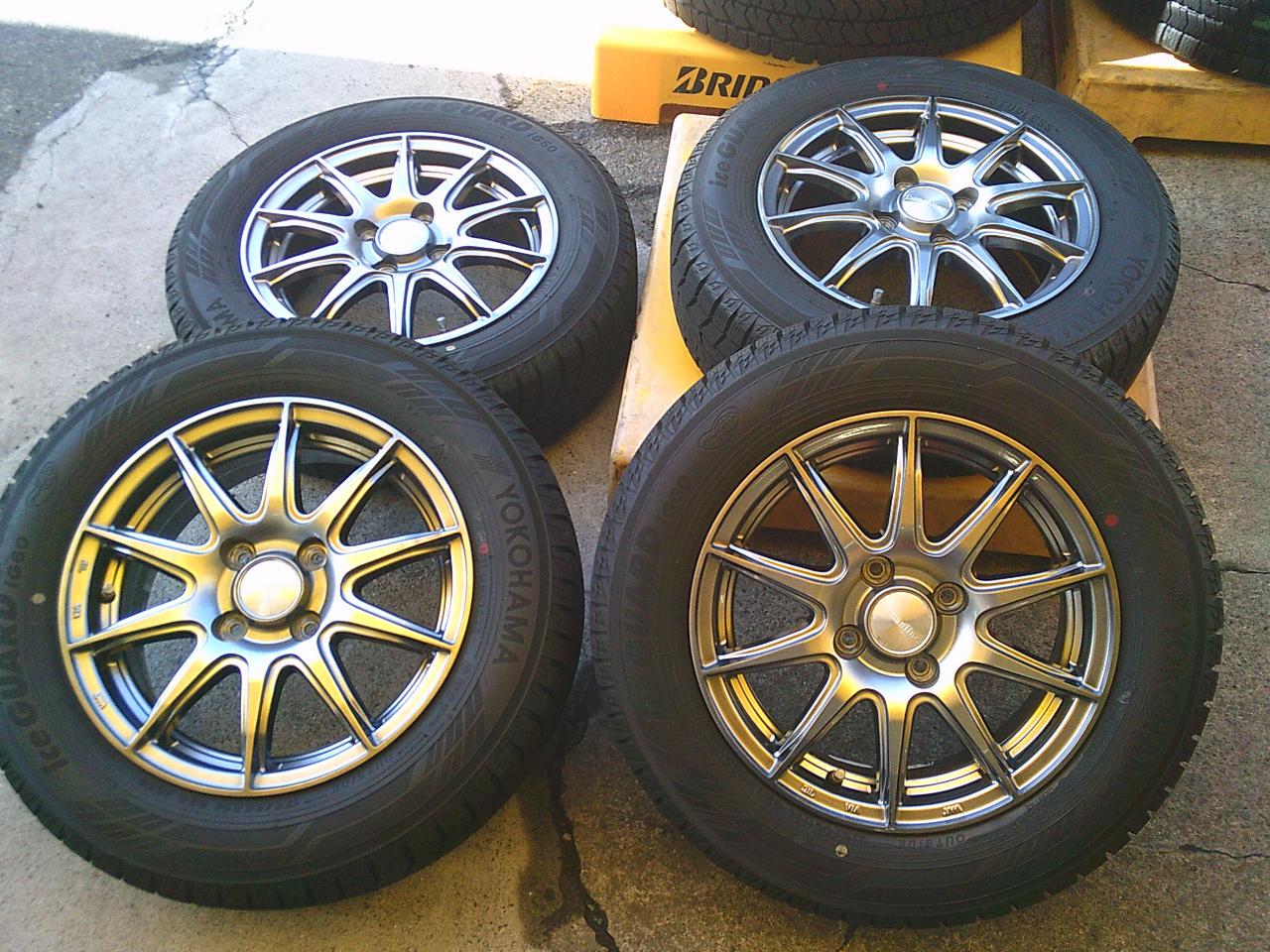 YOKOHAMAice GUARD iG60 + TREASURE ONE Humanline 10-spoke wheel
