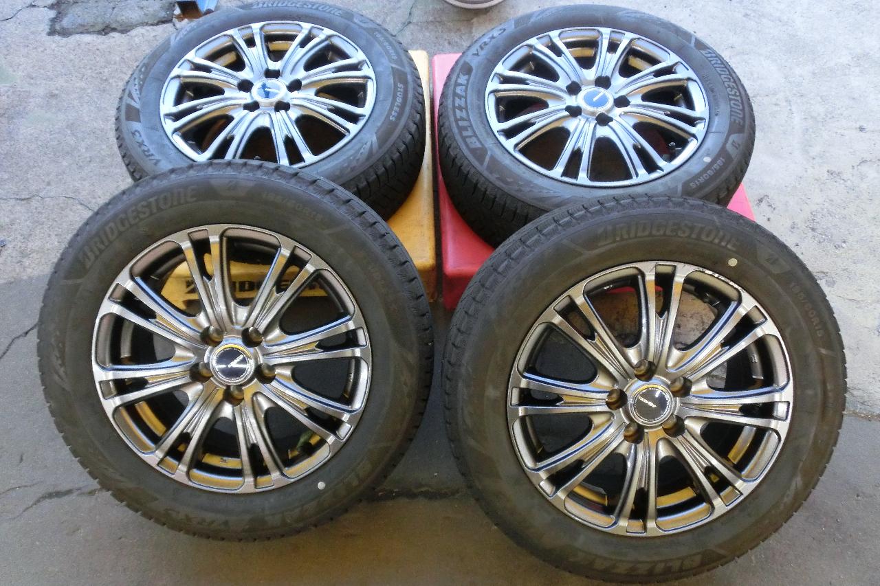 YOKOHAMA YFC ABATIS EW + BRIDGESTONE BLIZZAK VRX3