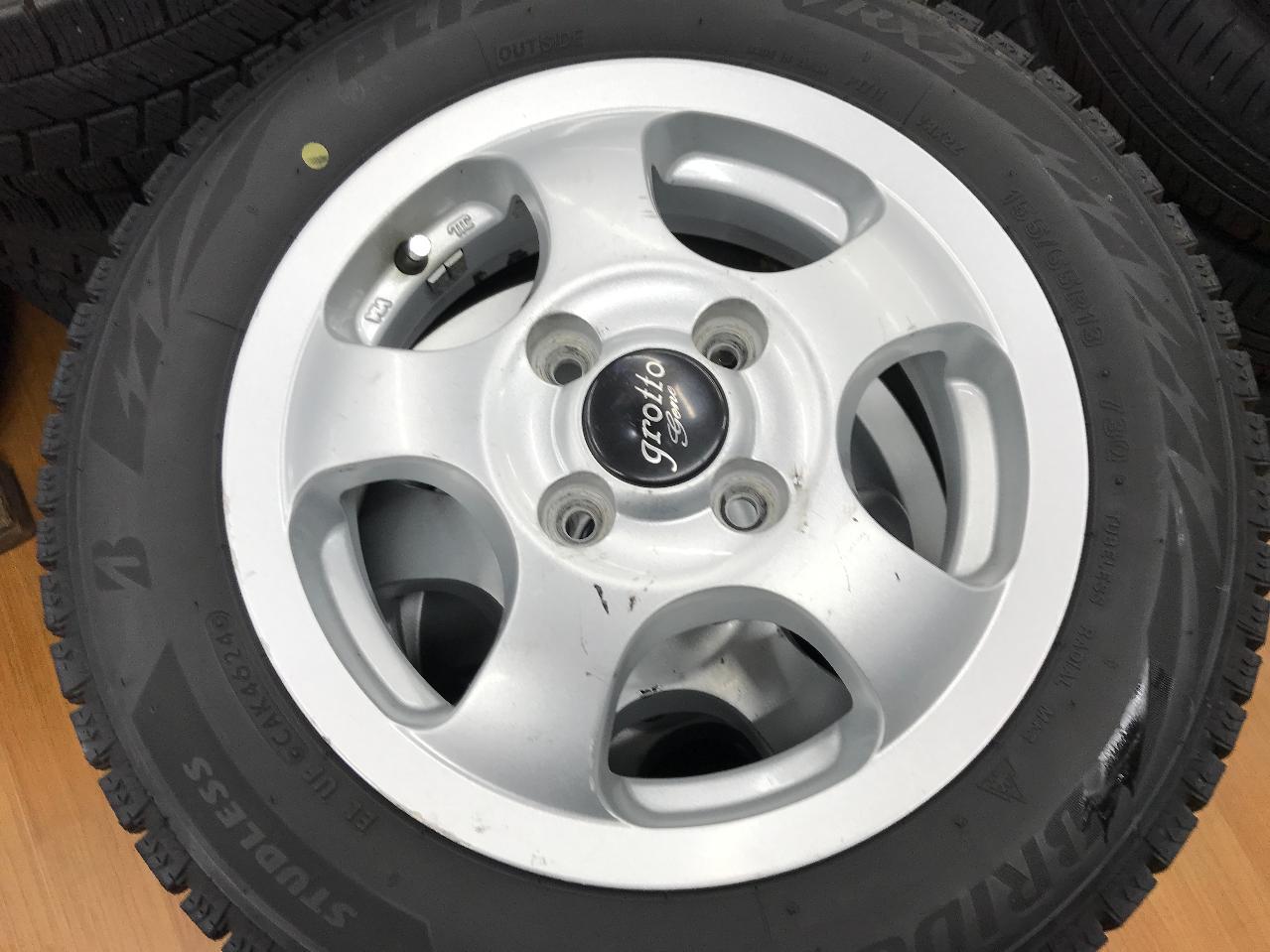 grotto Spoke wheels + BRIDGESTONE BLIZZAK VRX2