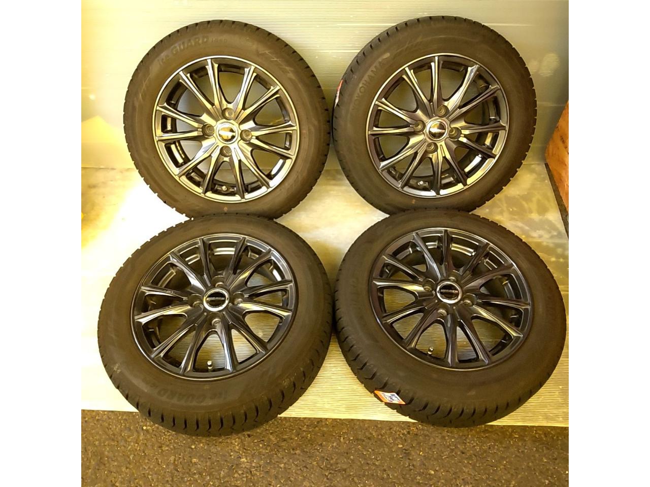 HOT STUFF Twin 6-spoke + YOKOHAMA iceGUARD iG60