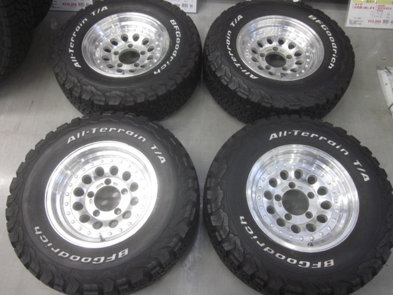 Convert your Jimny Sierra into an off-road machine!! Shop Original Lotus root wheel + BFGoodrich All-Terrain T / A K02