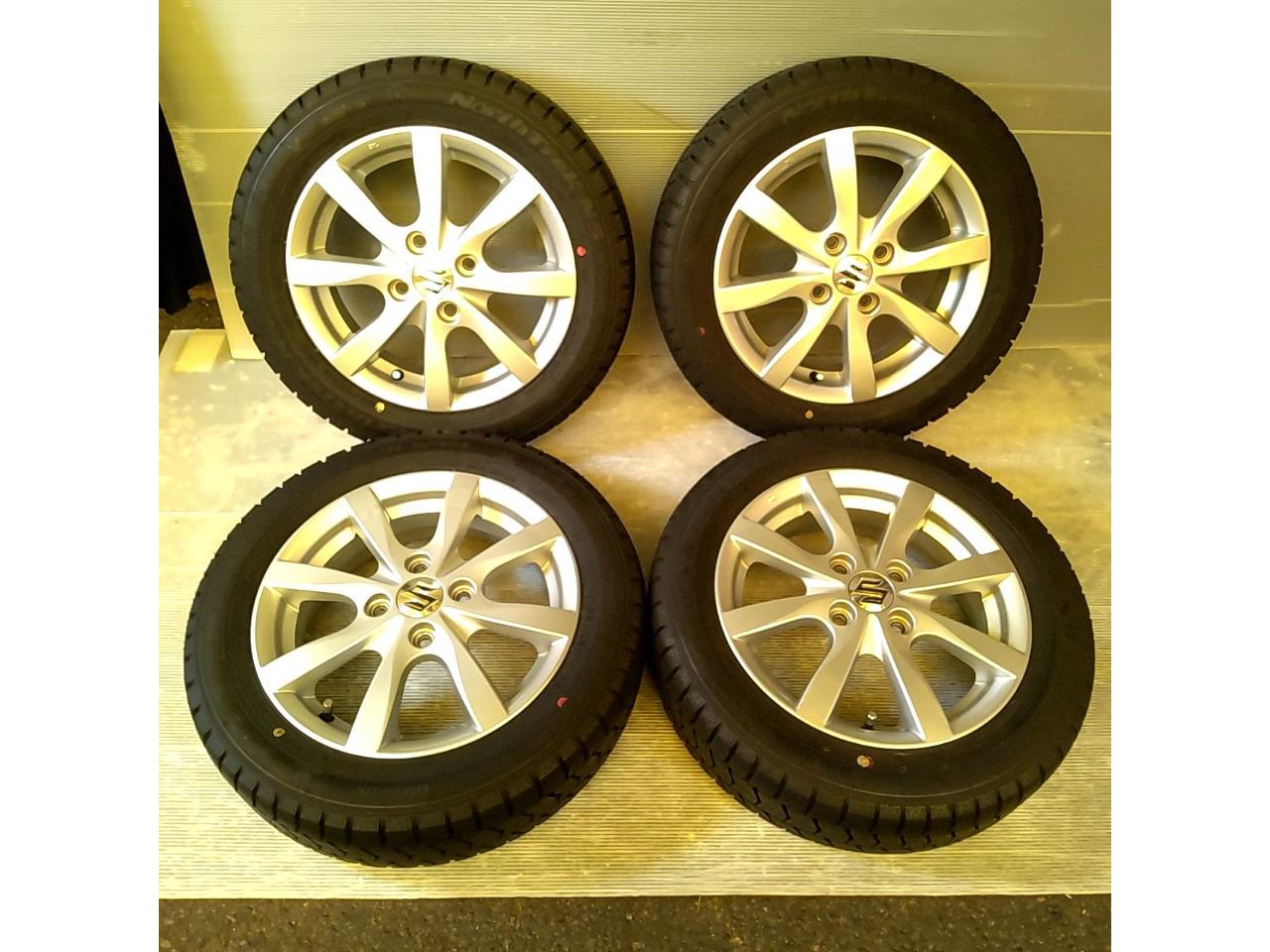 SUZUKI Palette genuine wheels + AUTOBACS North Trek N5