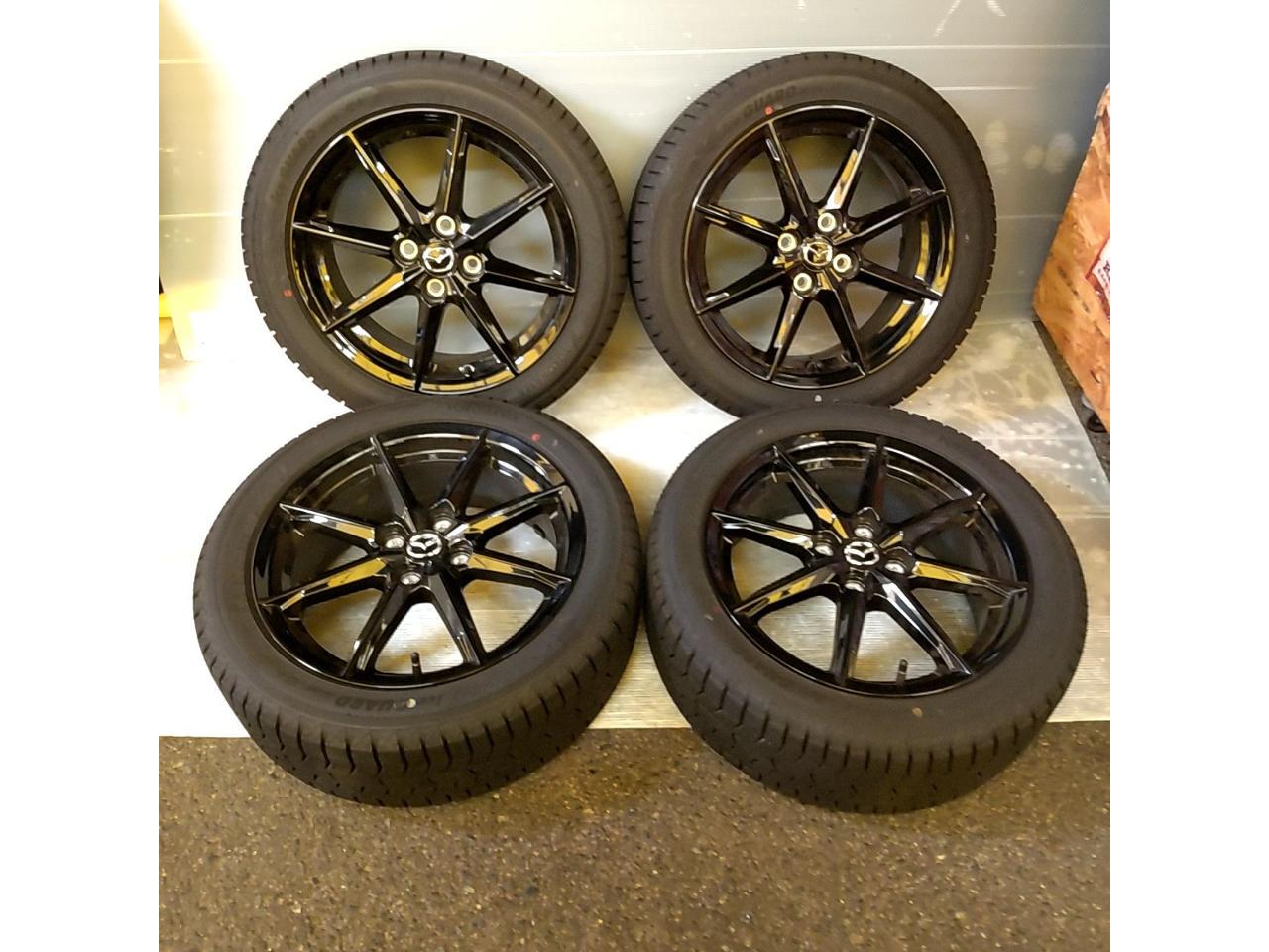 Mazda genuine ND Roadster late original wheel + YOKOHAMA ice GUARD iG80 E +