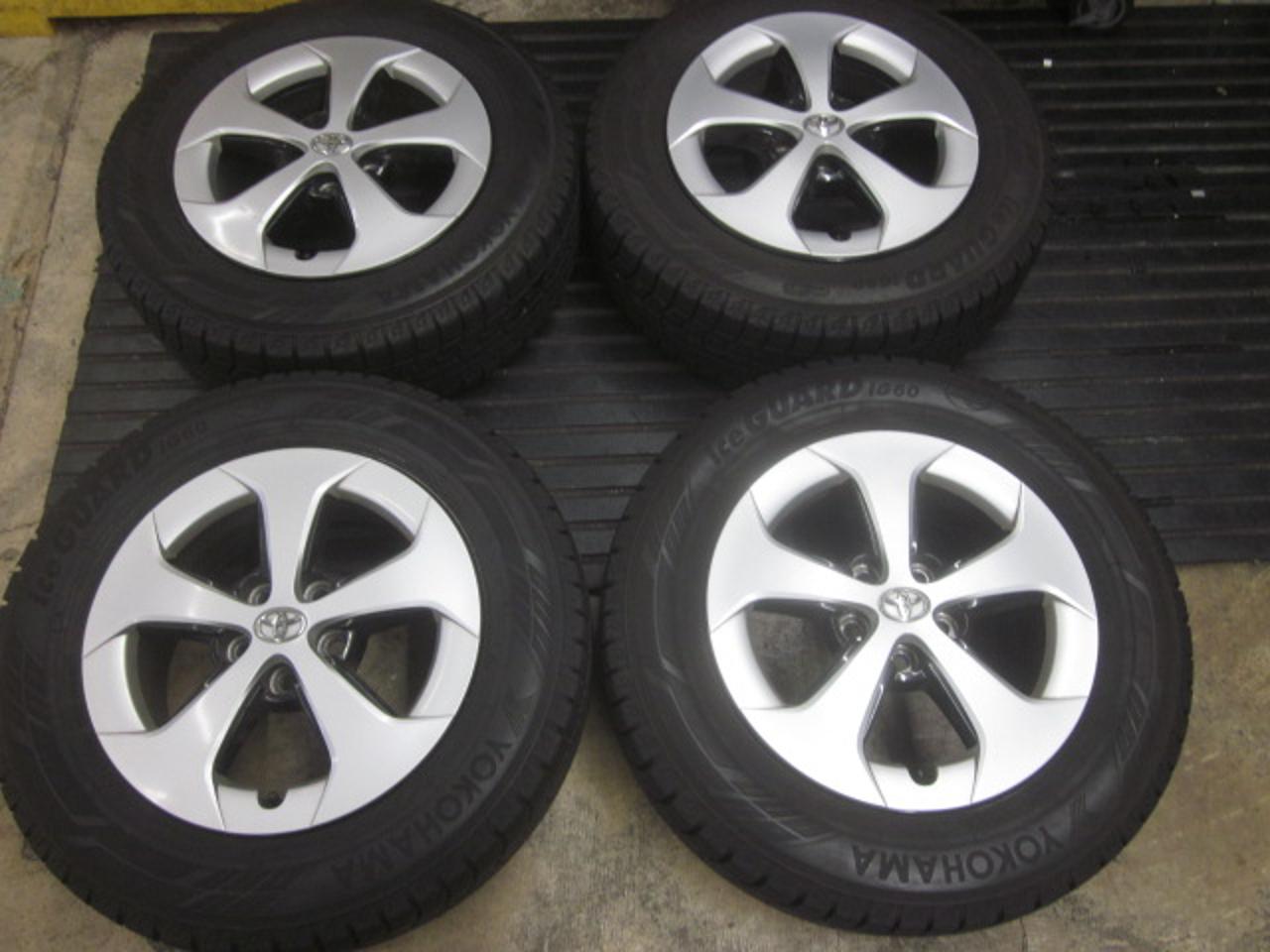 Toyota original 30 series Prius latter term original wheel + YOKOHAMA ice GUARD iG60