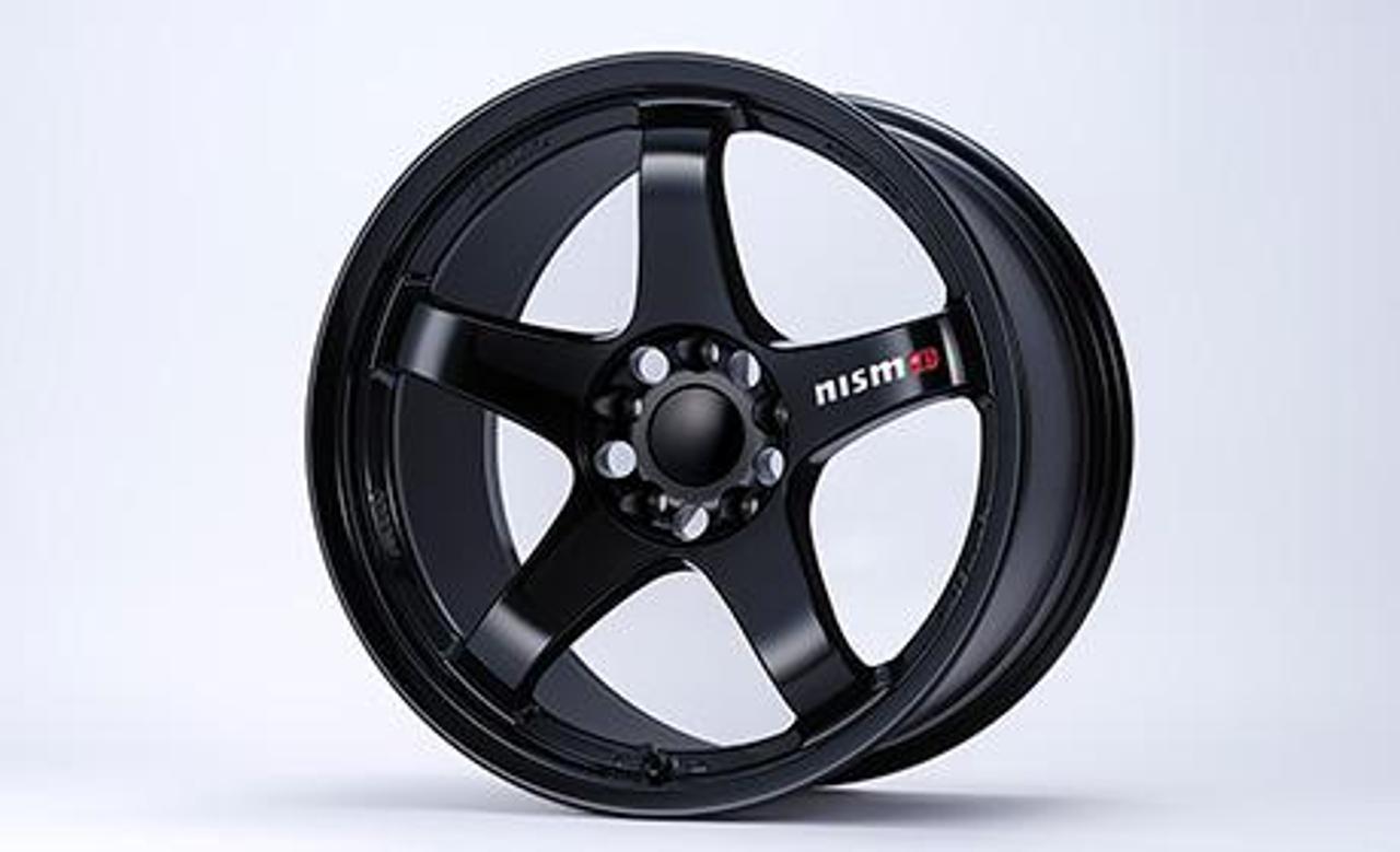 NISMO LM-GT4 Machining Logo Version 18x10.5J + 15 114.3-5H black 4030S-RS130-BK Four Brand new