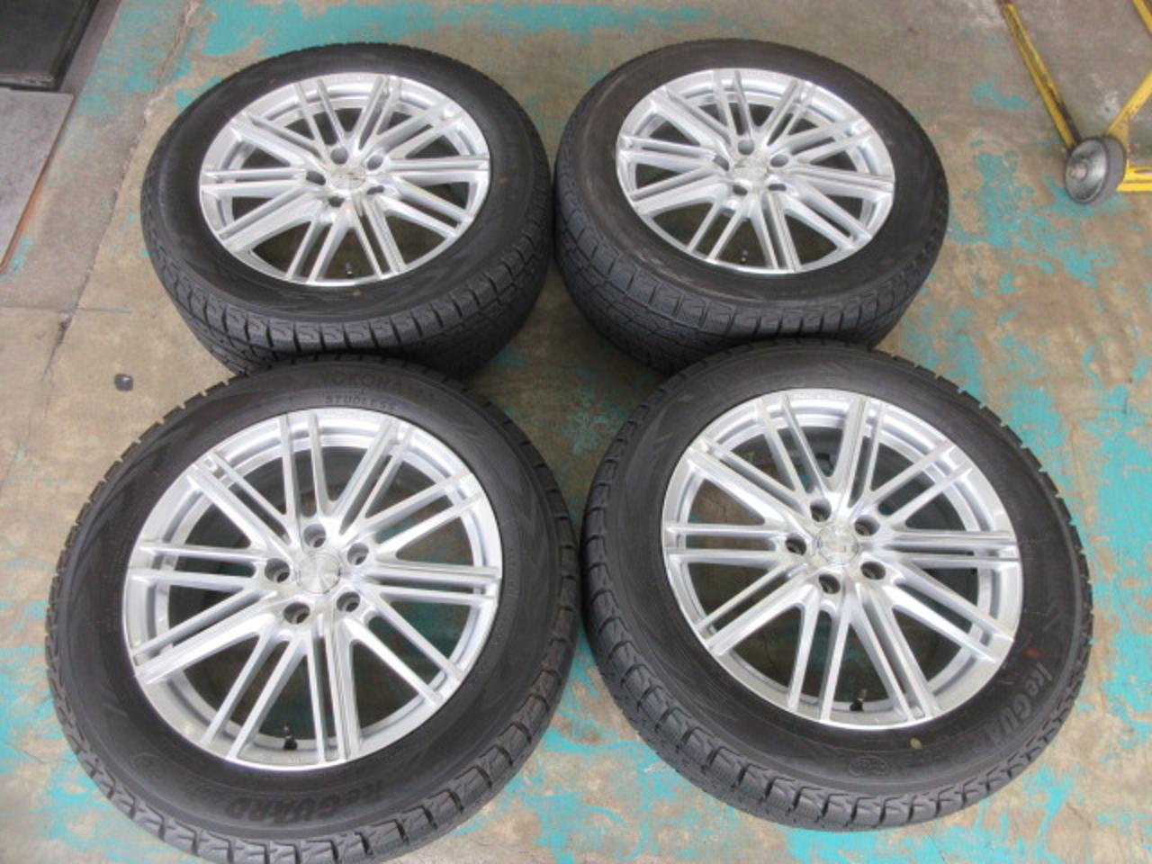 BRIDGESTONE ECO FORME CRS161 Bright silver painting and surface cutting + YOKOHAMA ICEGUARD G075