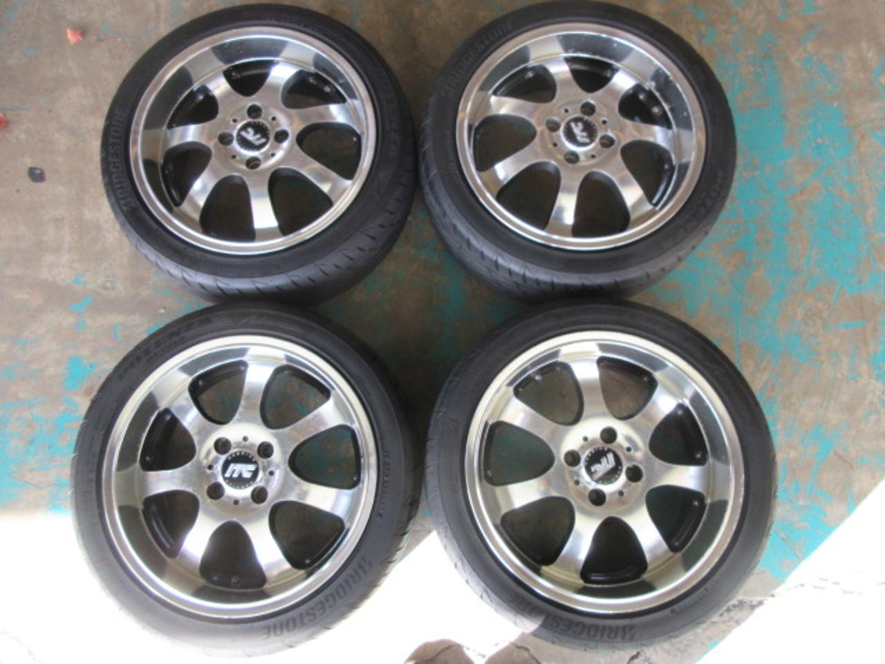 RAYS SEBRING ITC SPORT + BRIDGESTONE POTENZA RE004 Adrenalin 195 / 45R16 Made in 24 years 4 pieces set