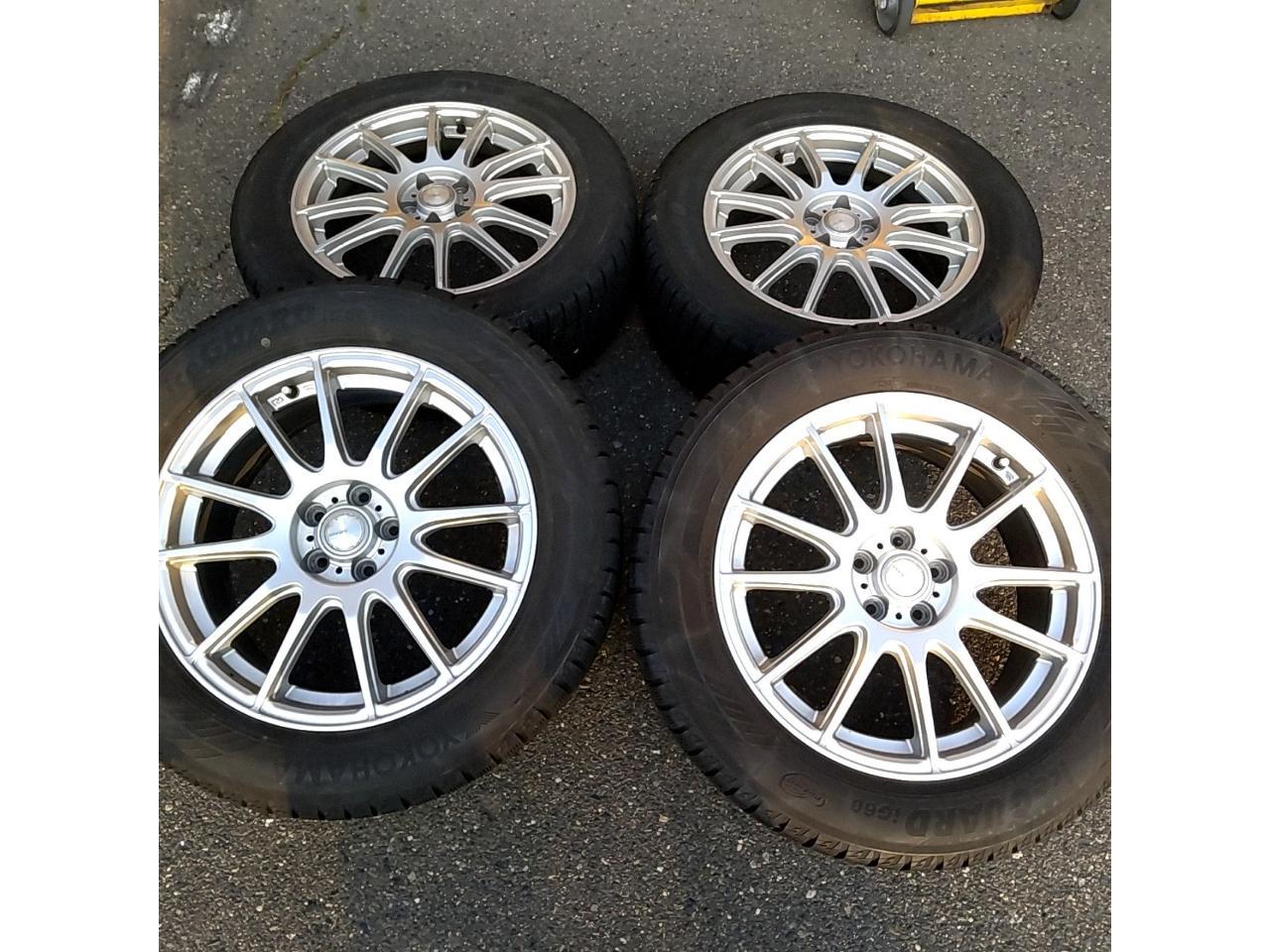 RX2610-0123 YOKOHAMA GRASS Spoke wheels + YOKOHAMA iceGUARD iG60