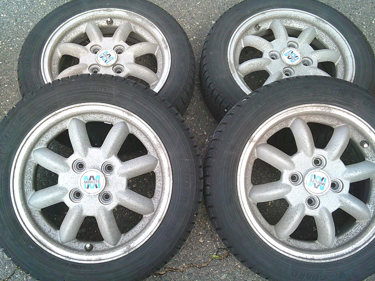 RX2610-909 Daihatsu made MINILITE Spoke wheels