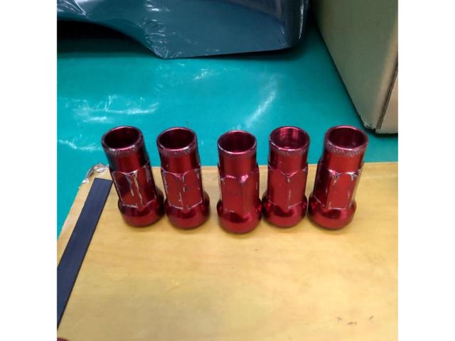 メーカー不明 スチールナット(レッド)20個セット