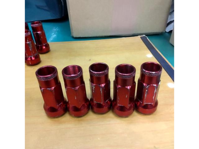 メーカー不明 スチールナット(レッド)20個セット