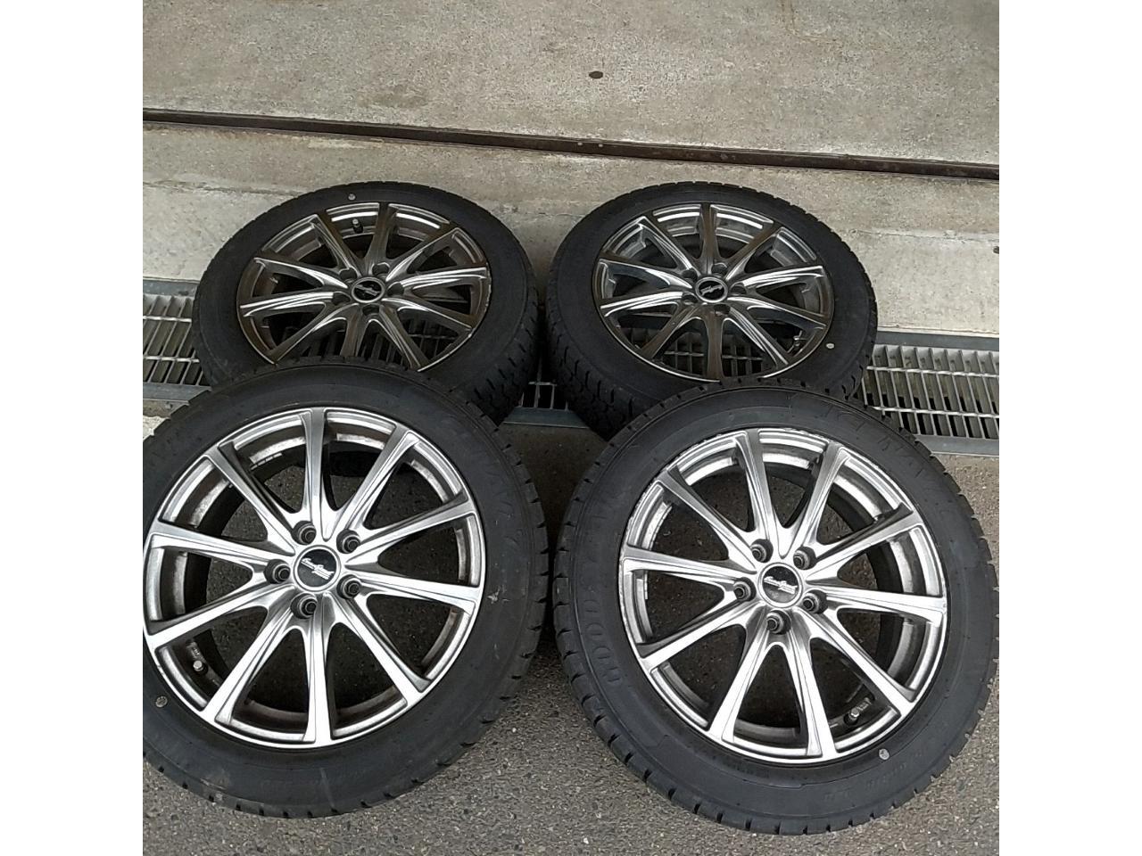 RX2610-010S MARUKA SERVICE MANARAY SPORT EUROSPEED EuroSpeed V25 + GOODYEAR ICE NAVI Eight 4 pieces set
