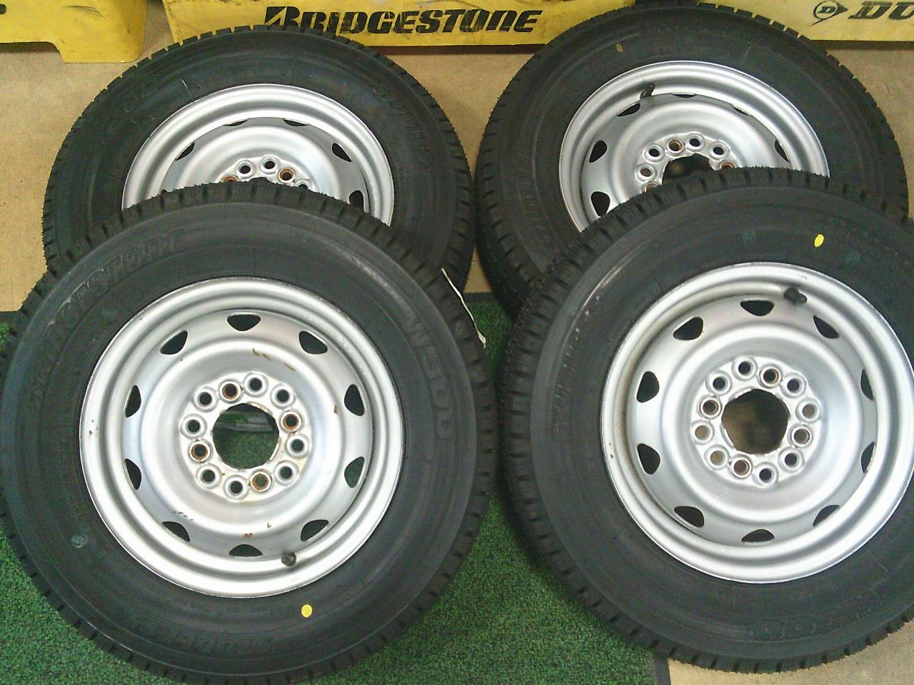 RX2610-2003 Super Multi Steel wheel + BRIDGESTONE W300 4 pieces set
