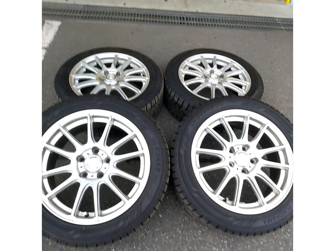 RX2610-043S YOKOHAMA GRASS Spoke wheels + YOKOHAMA ice GUARD iG60 4 pieces set