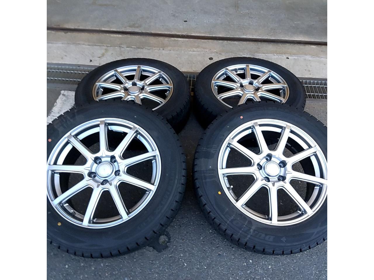 RX2610-057S YOKOHAMA GRASS + DUNLOP WINTERMAXX SJ8 4 pieces set