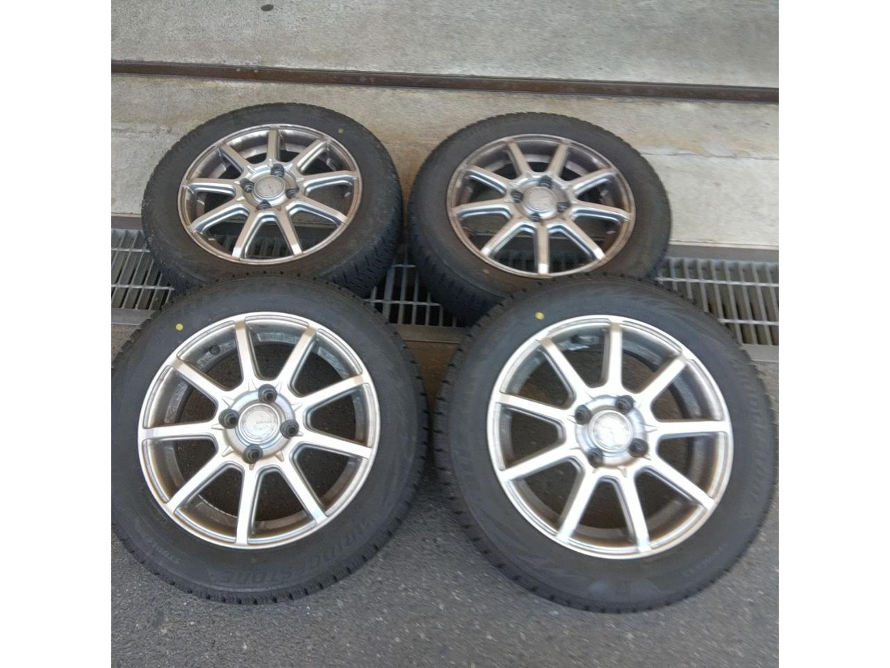 RX2610-084S YOKOHAMA GEASS Spoke wheels + BRIDGESTONE BLIZZAK VRX2 4 pieces set