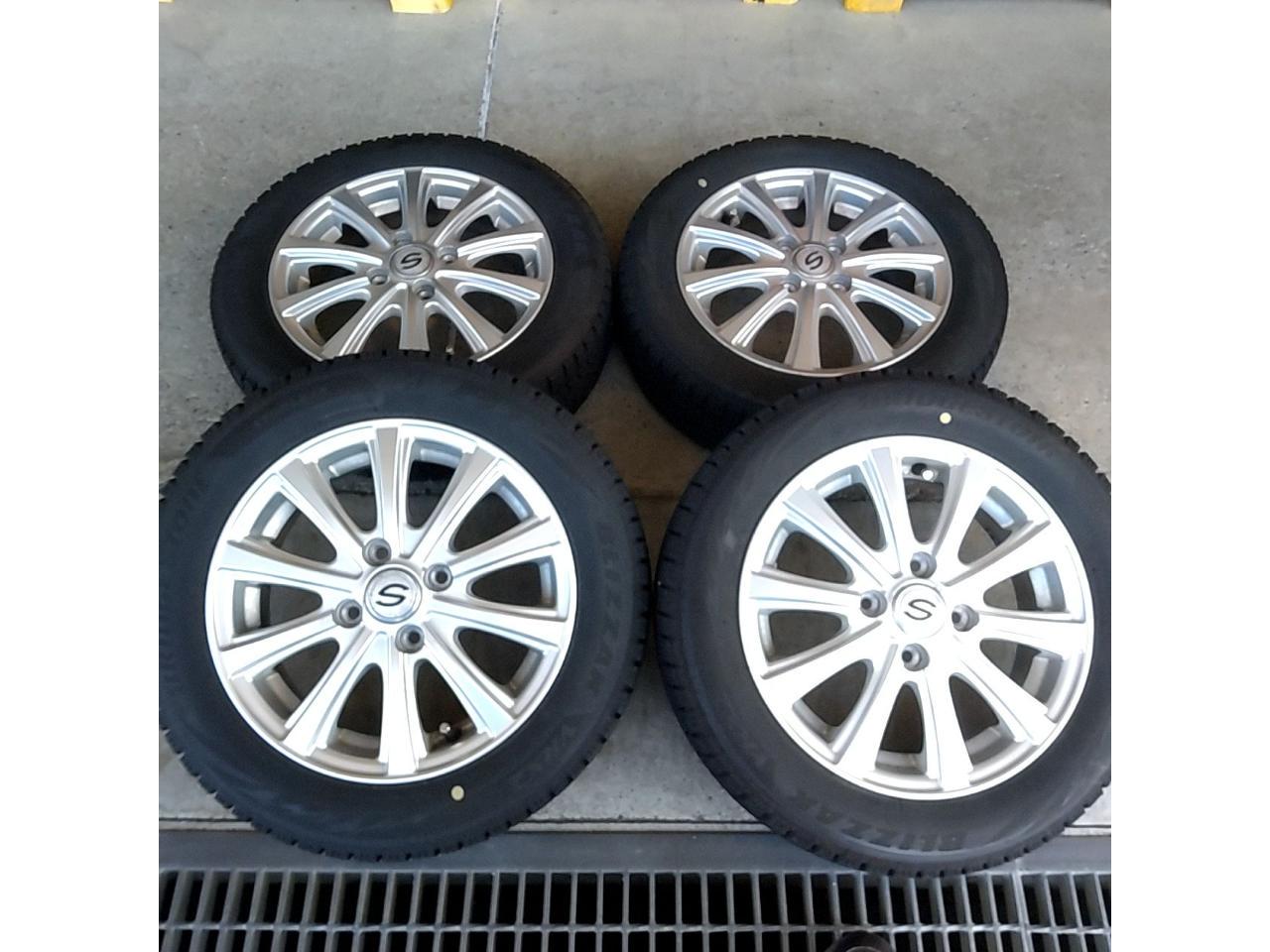 RX2610-0242S S spoke wheel + BRIDGESTONE BLIZZAK VRX2 4 pieces set