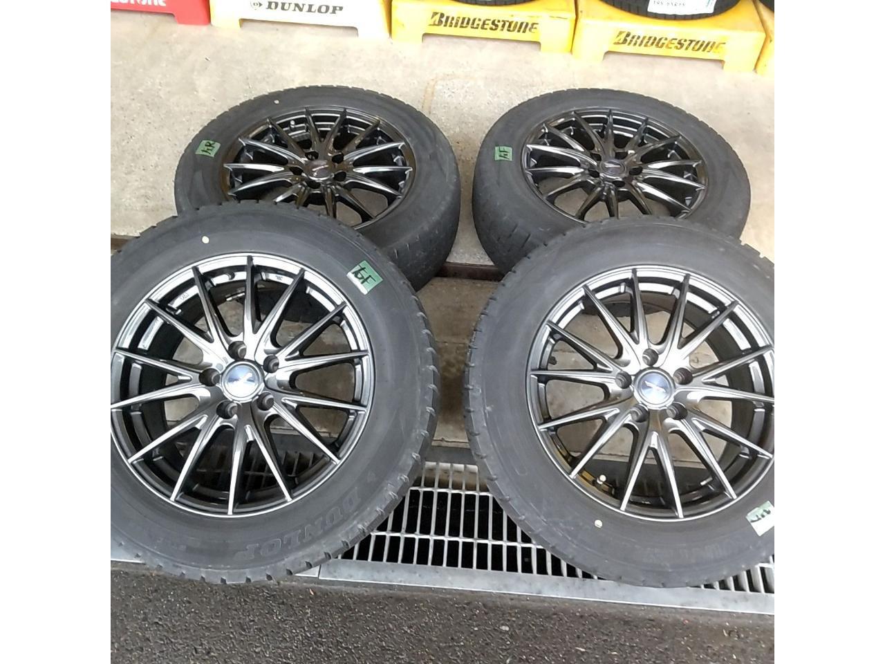 RX2610-0268S weds VELVA SPORT + DUNLOP WINTERMAXX WM02 4 pieces set