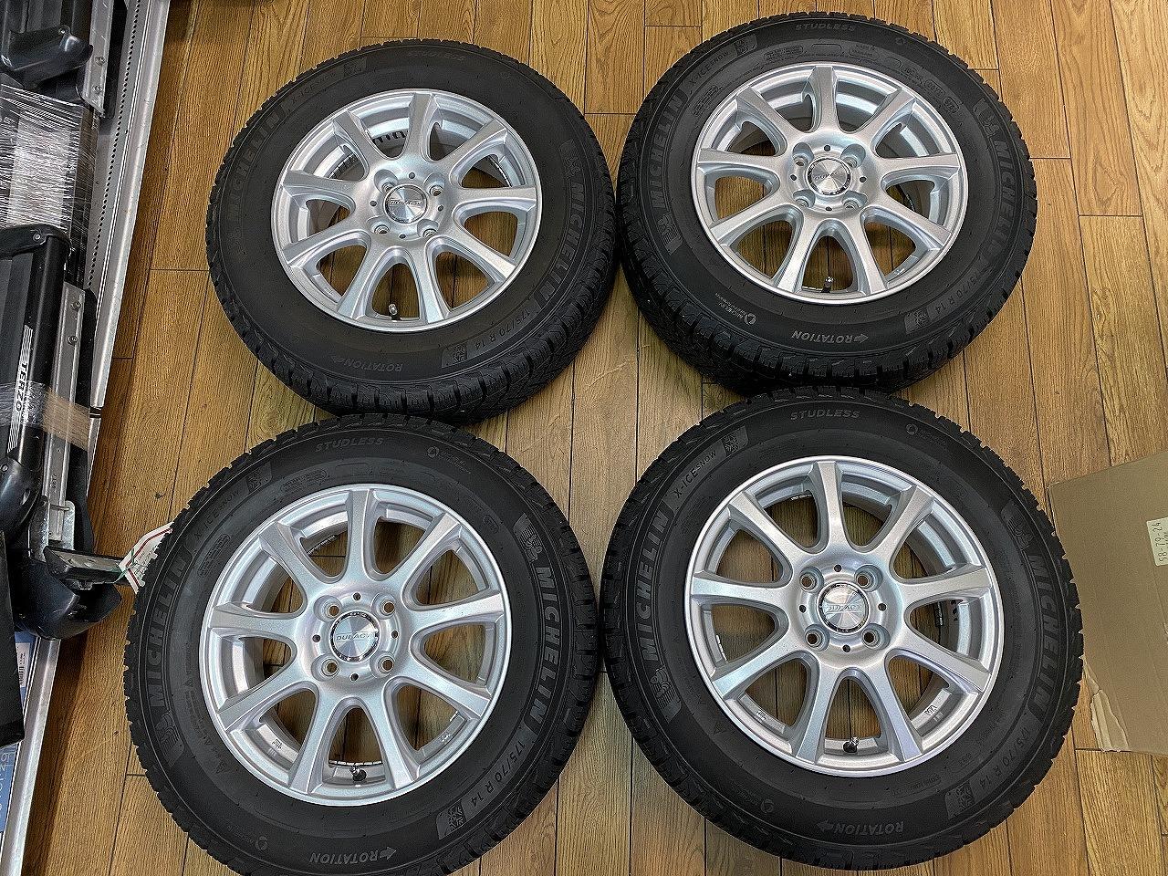 DUNLOP DUFACT DS9 + MICHELIN X-ICE SNOW