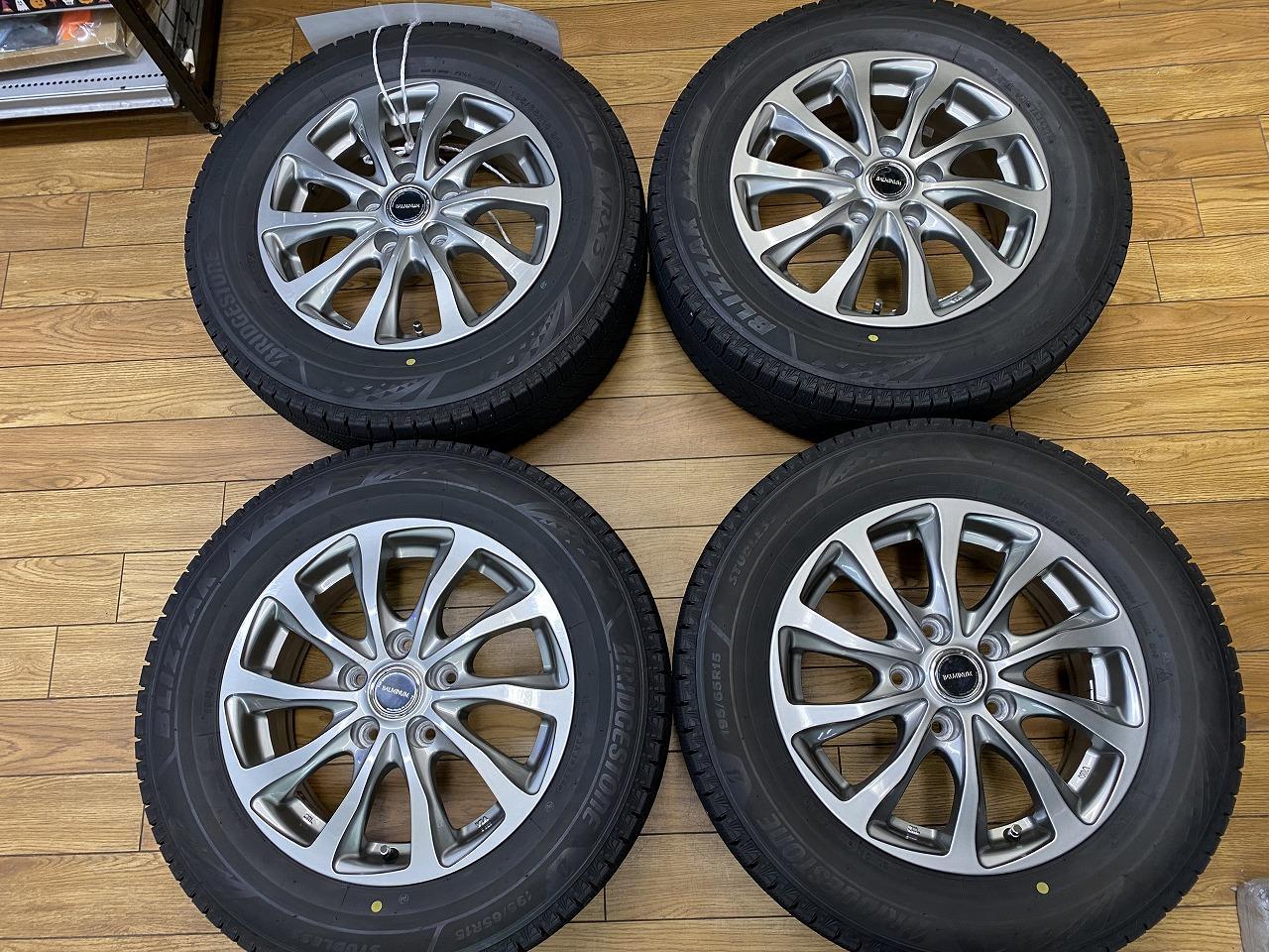 BRIDGESTONE BALMINUM TR10 + BRIDGESTONE Blizzak VRX3