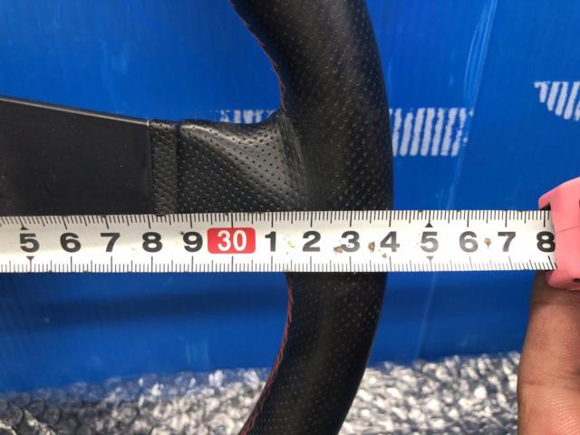 NARDI ブラックレザー3スポーク