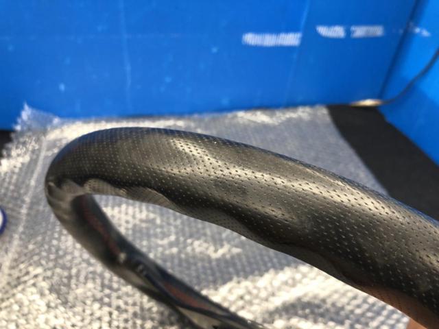 NARDI ブラックレザー3スポーク
