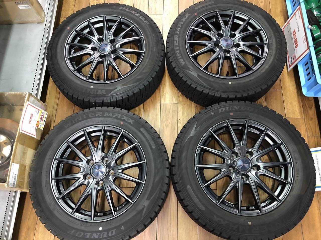 weds VELVA SPORT + DUNLOP WINTERMAXX WM02