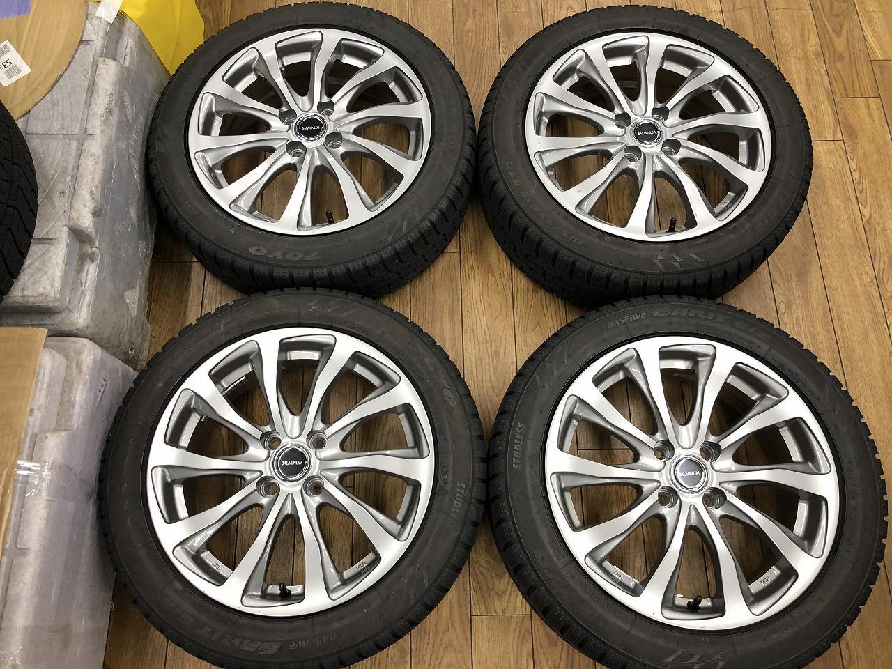 BRIDGESTONE BALMINUM TR10 + TOYO Garitto GIZ