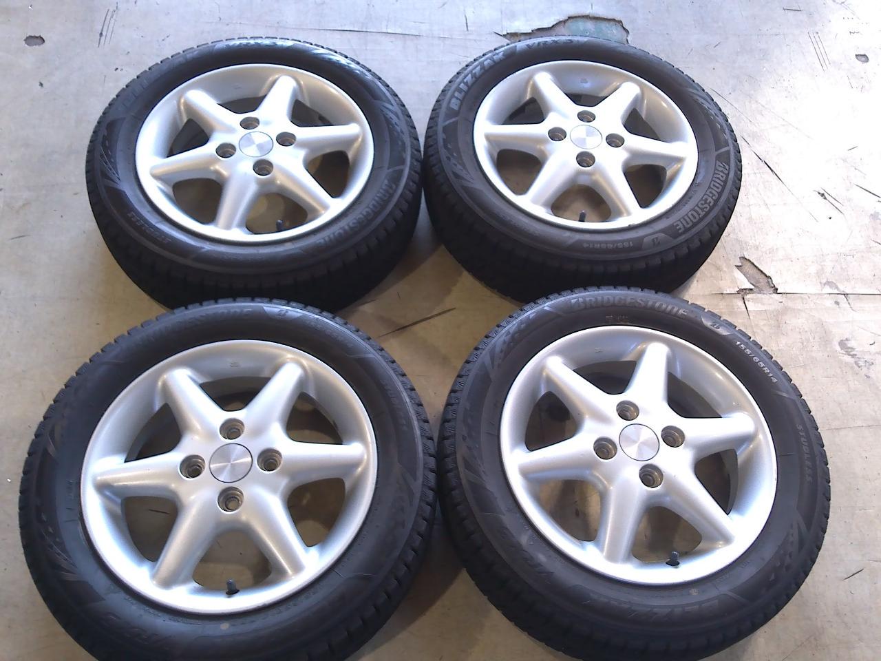 Suzuki genuine Lapin SS original wheel + BRIDGESTONE BLIZZAK VRX3