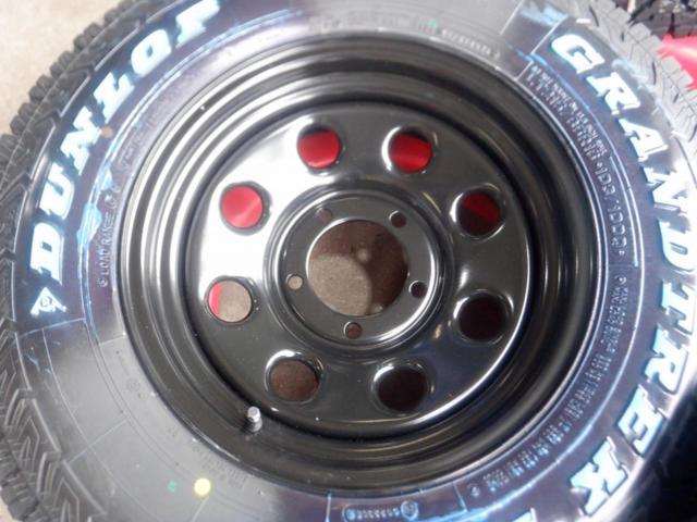 8 Roadstar まつど家 三兄弟 鉄八+【DUNLOP】GRANDTREK R/T