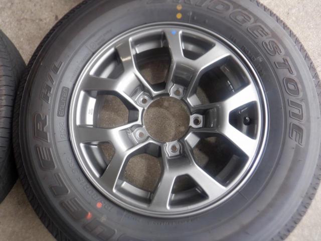 8【スズキ純正】 ジムニーシエラ JB74 純正アルミ+【BRIDGESTONE】DUELER H/L
