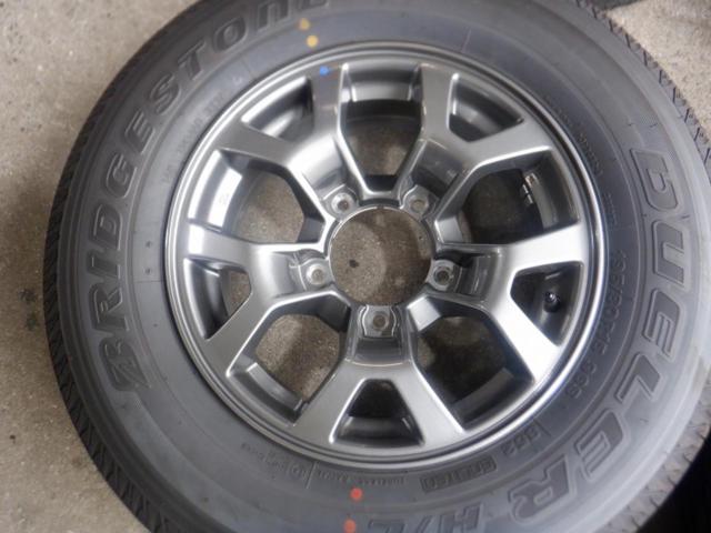 8【スズキ純正】 ジムニーシエラ JB74 純正アルミ+【BRIDGESTONE】DUELER H/L