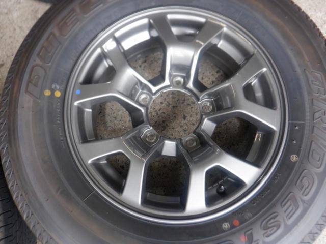 8【スズキ純正】 ジムニーシエラ JB74 純正アルミ+【BRIDGESTONE】DUELER H/L