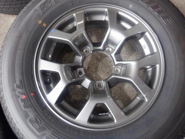 8【スズキ純正】 ジムニーシエラ JB74 純正アルミ+【BRIDGESTONE】DUELER H/L