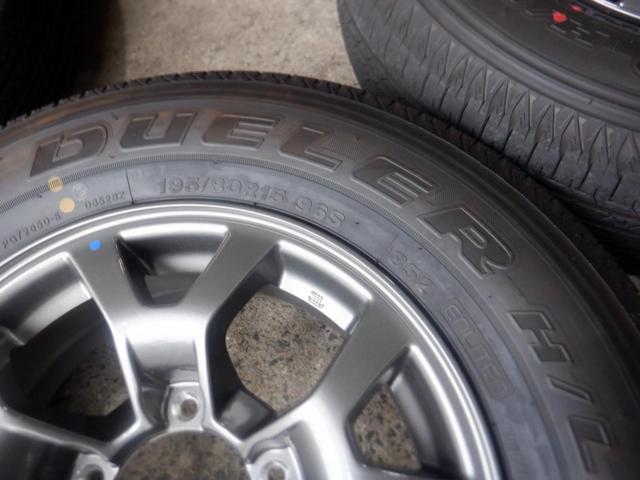 8【スズキ純正】 ジムニーシエラ JB74 純正アルミ+【BRIDGESTONE】DUELER H/L