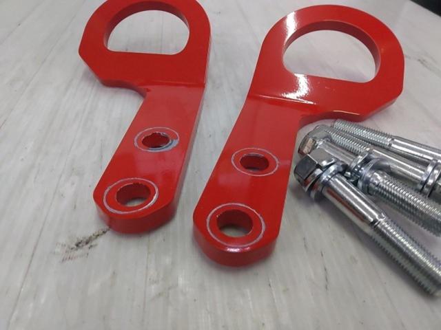 X-FANG DELICA D5 SH403RD Towing Hook Red/トーイングフック レッド