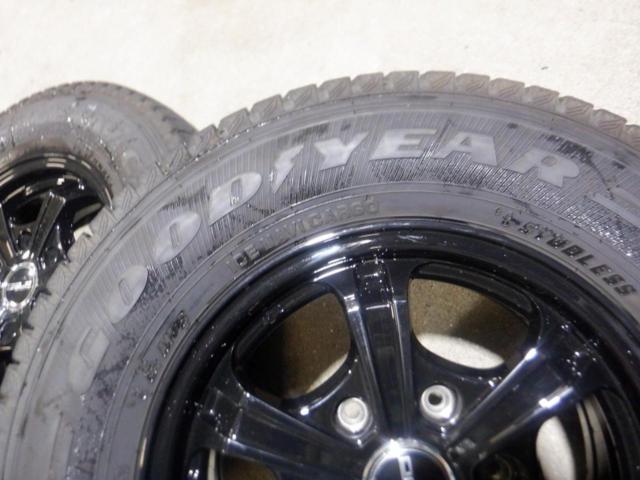 8FLEX DELF 6本スポーク+GOODYEAR(グッドイヤー)ICENAVI CARGO