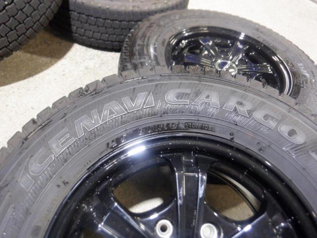 8FLEX DELF 6本スポーク+GOODYEAR(グッドイヤー)ICENAVI CARGO