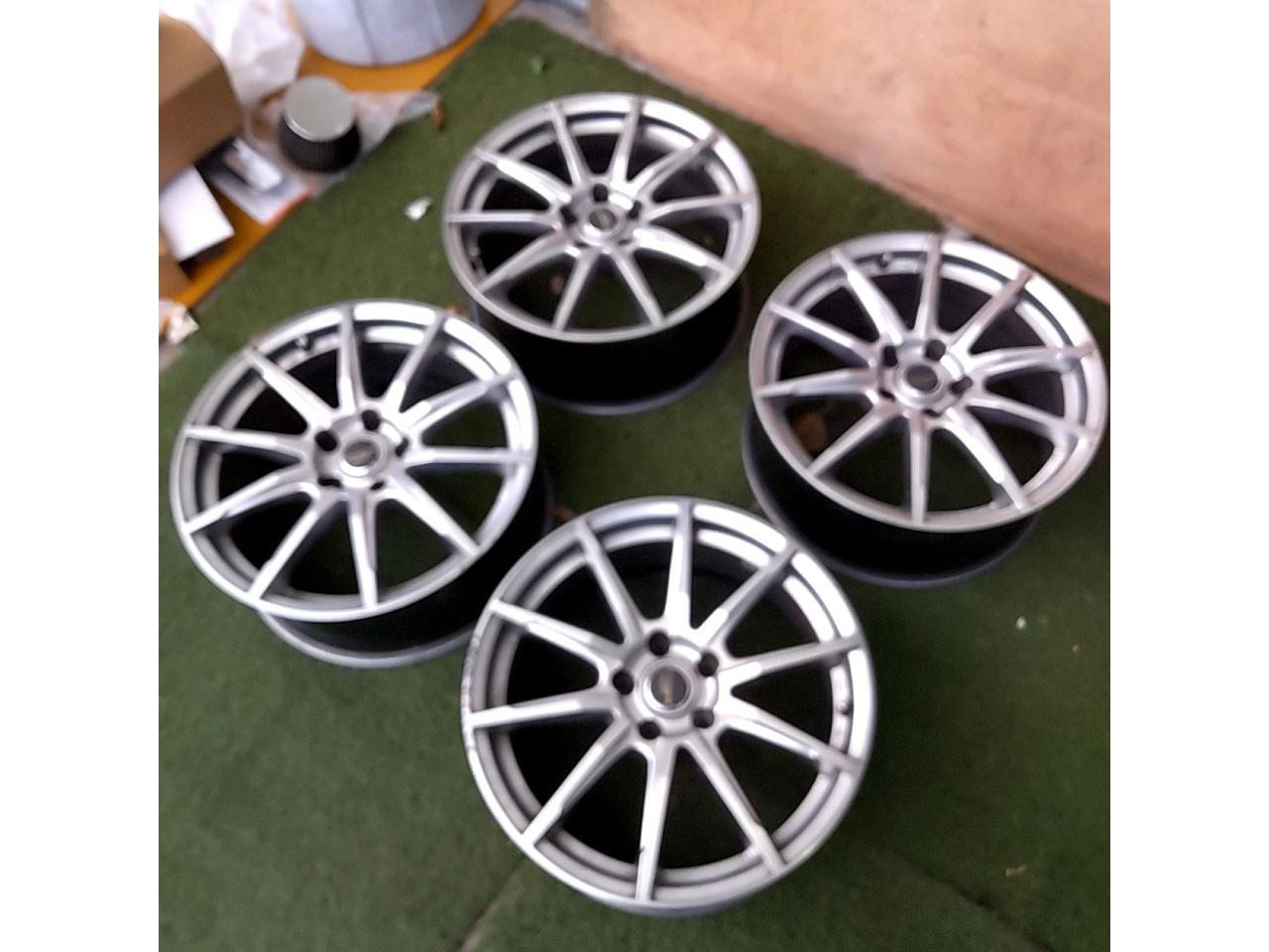 A-TECH SCHNEIDER Gray spoke wheels 8Jx18+35 114.3-5H