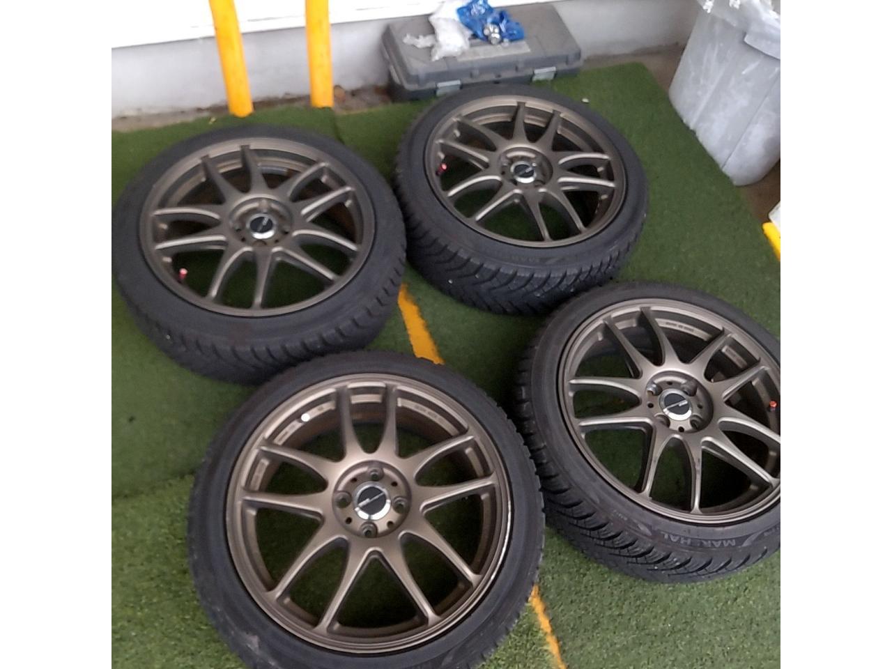 WORK EMOTION Kiwami + MARSH MH22 All-season tires