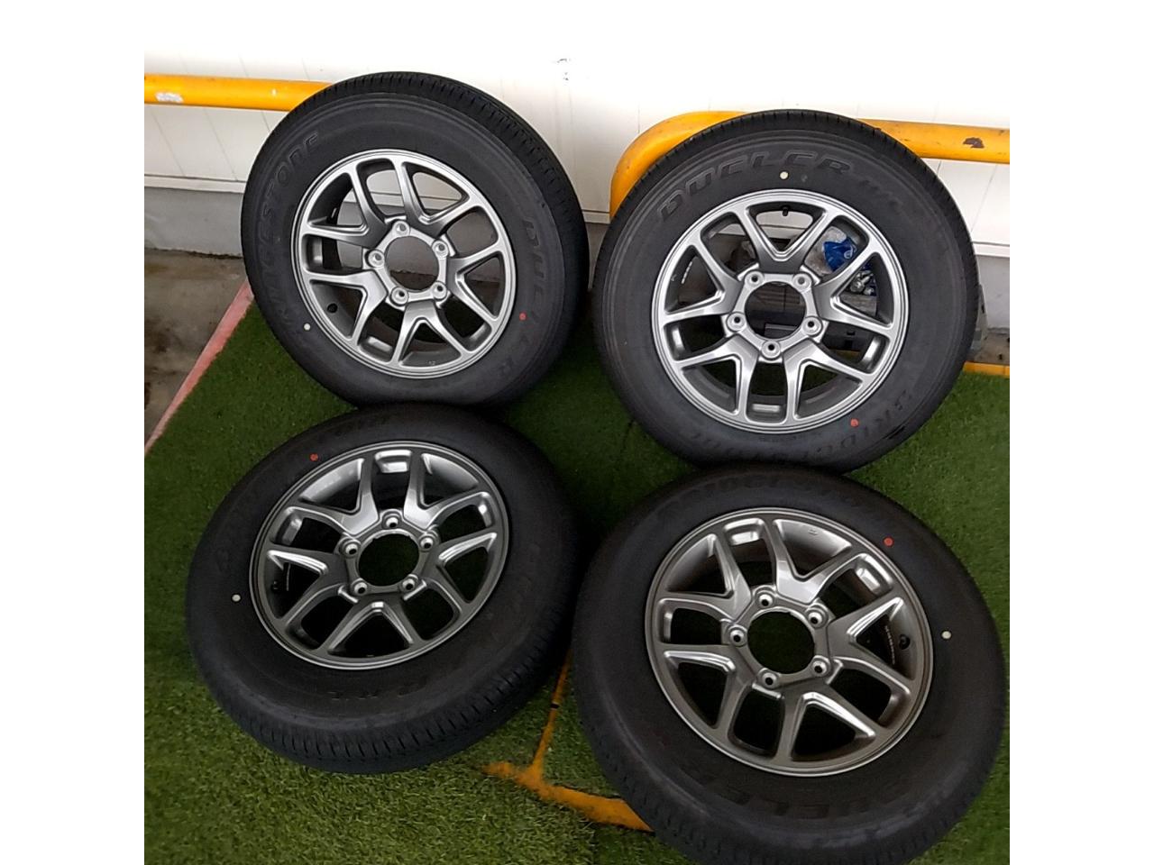 Genuine Suzuki JB64 Jimny XC grade wheels + Bridgestone wheels DUELER H / L