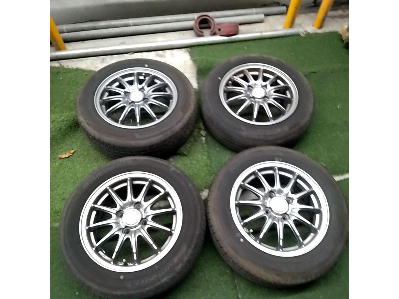 ZACK Gray spoke wheel + YOKOHAMA BluEarth AE01F