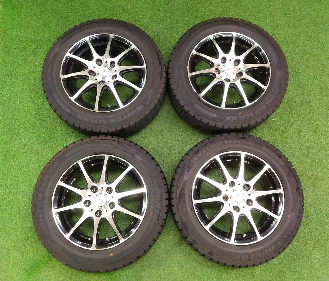 BADX 632 LOXARNY 15 inches aluminum wheels + DUNLOP WINTERMAXX WM02 185 / 65R15 Manufactured in 2024