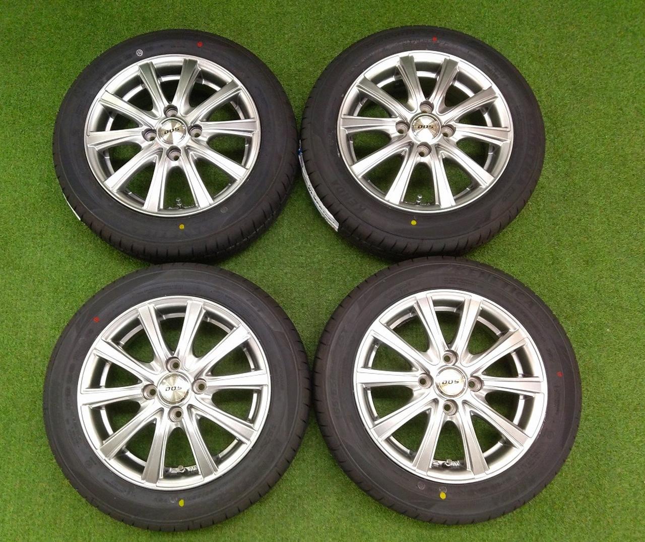 Get brand new tires with this great deal!! BADX DOS 10-spoke aluminum wheels + KENDA KR 203 155 / 65R14 75T