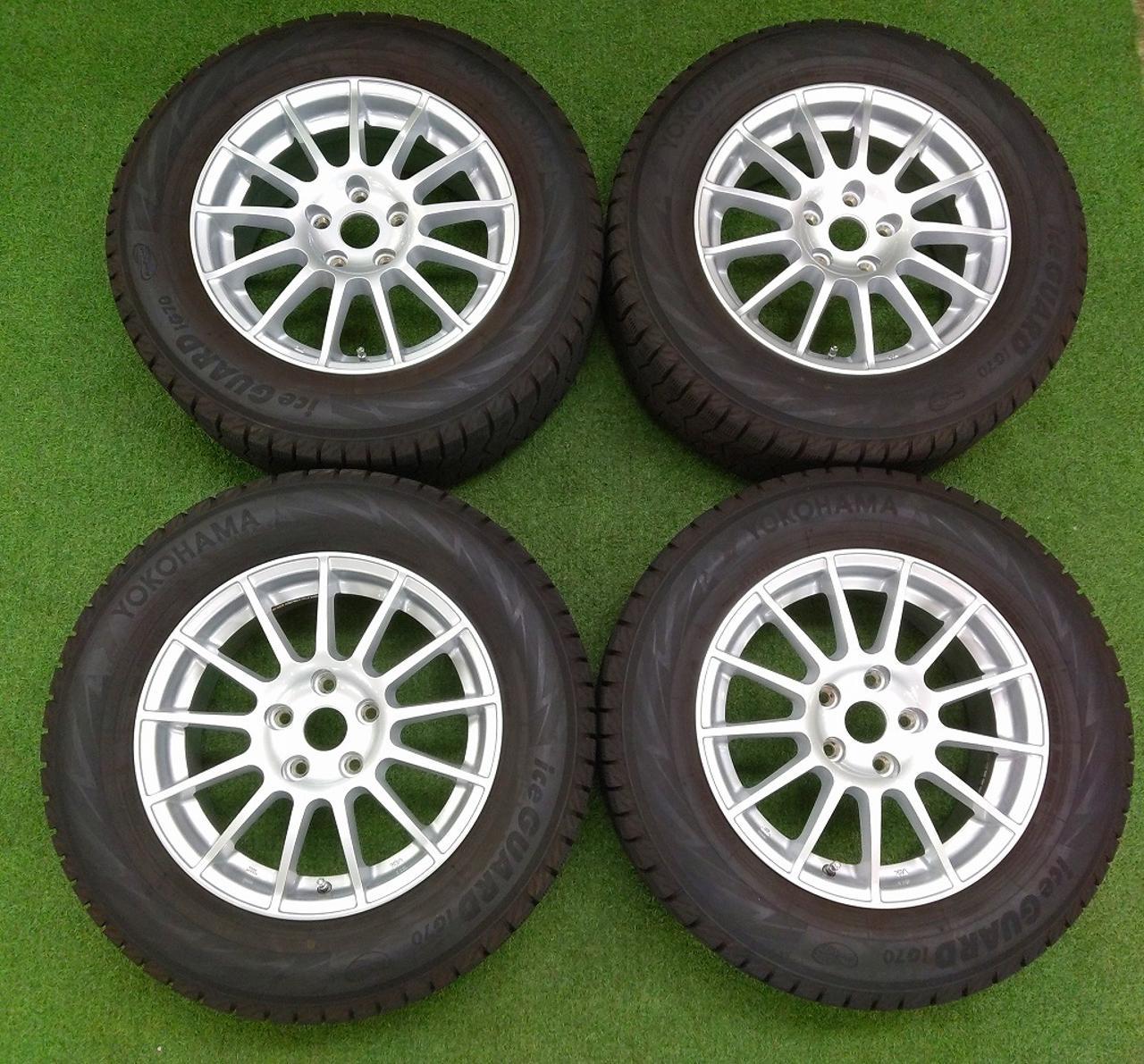 TAS JAPAN Inch aluminum wheels wheels + YOKOHAMA iceGUARD iG70 225 / 60R16 Manufactured in 2021