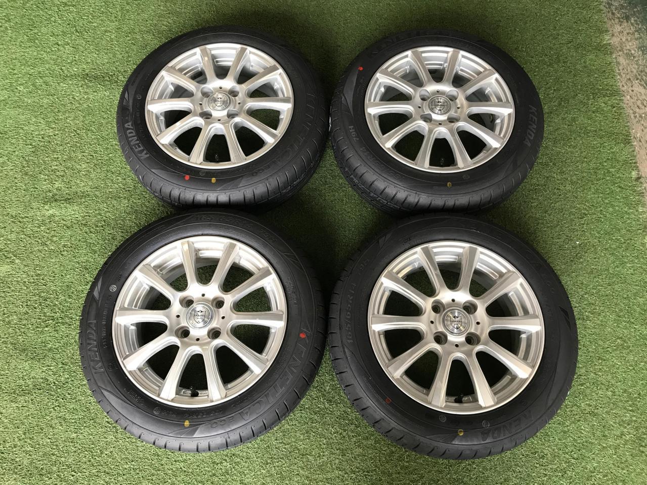 weds JOKER 10-spoke aluminum wheels + KENDA KR 203 165 / 65R14 79H Manufactured in 2025
