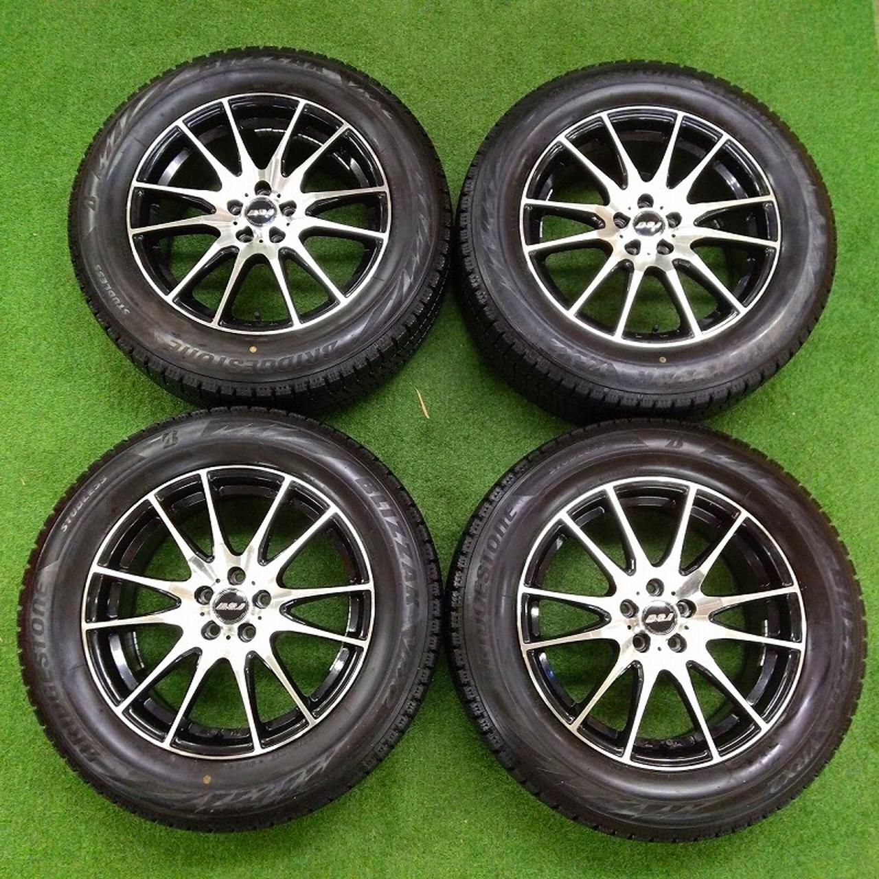 BilletStarJapan 6 Twin Spoke Aluminum Wheel + BRIDGESTONE BLIZZAK VRX2 Manufactured in 2022