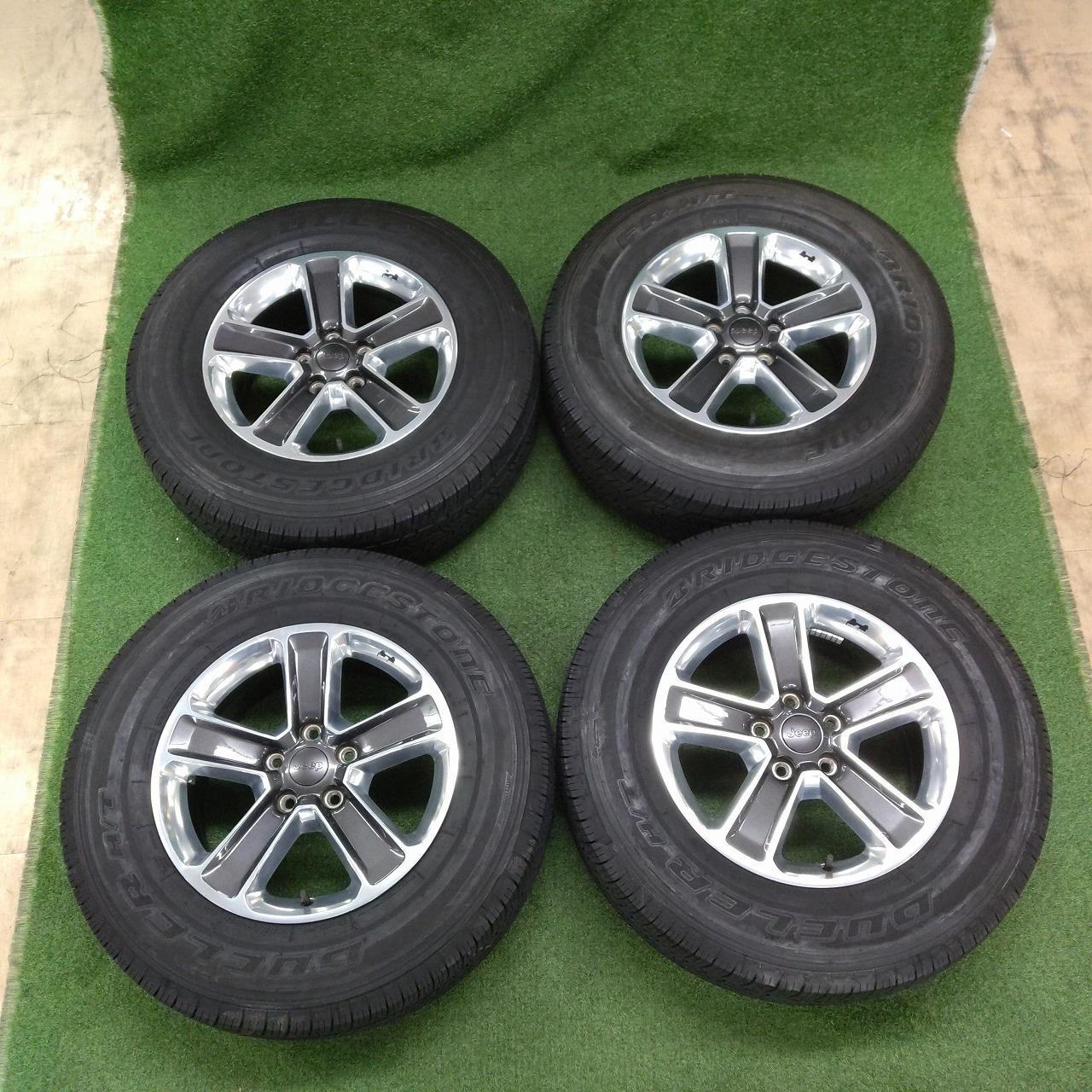 JEEP JL Wrangler Sahara Original aluminum wheel + BRIDGESTONE DUELER H / T 255 / 70R18 Manufactured in 2022