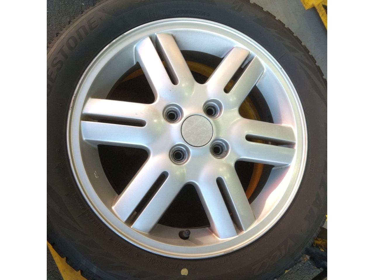 SUZUKI Wagon R Solio Genuine Wheel + BRIDGESTONE BLIZZAK VRX2