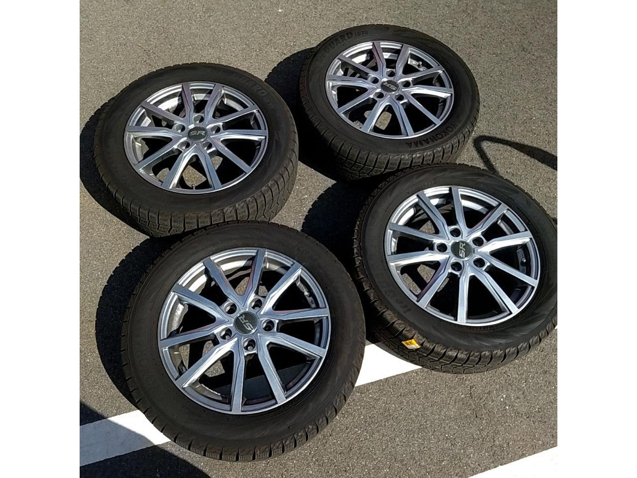 SR Aluminum wheels + YOKOHAMA ice GUARD iG70